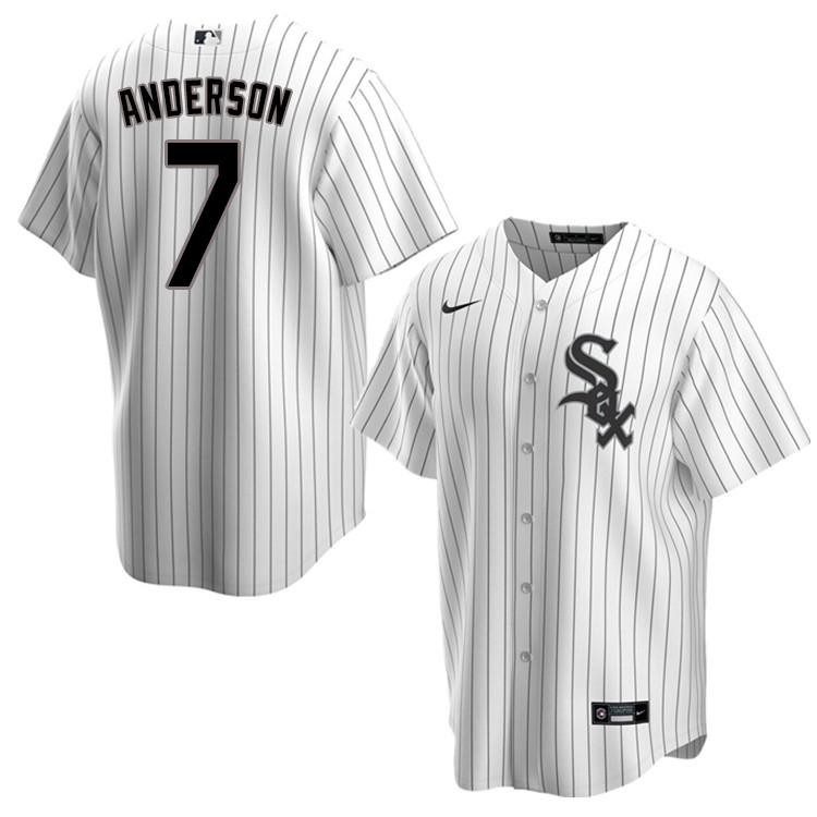 Nike Men #7 Tim Anderson Chicago White Sox Baseball Jerseys Sale-Pinstripe